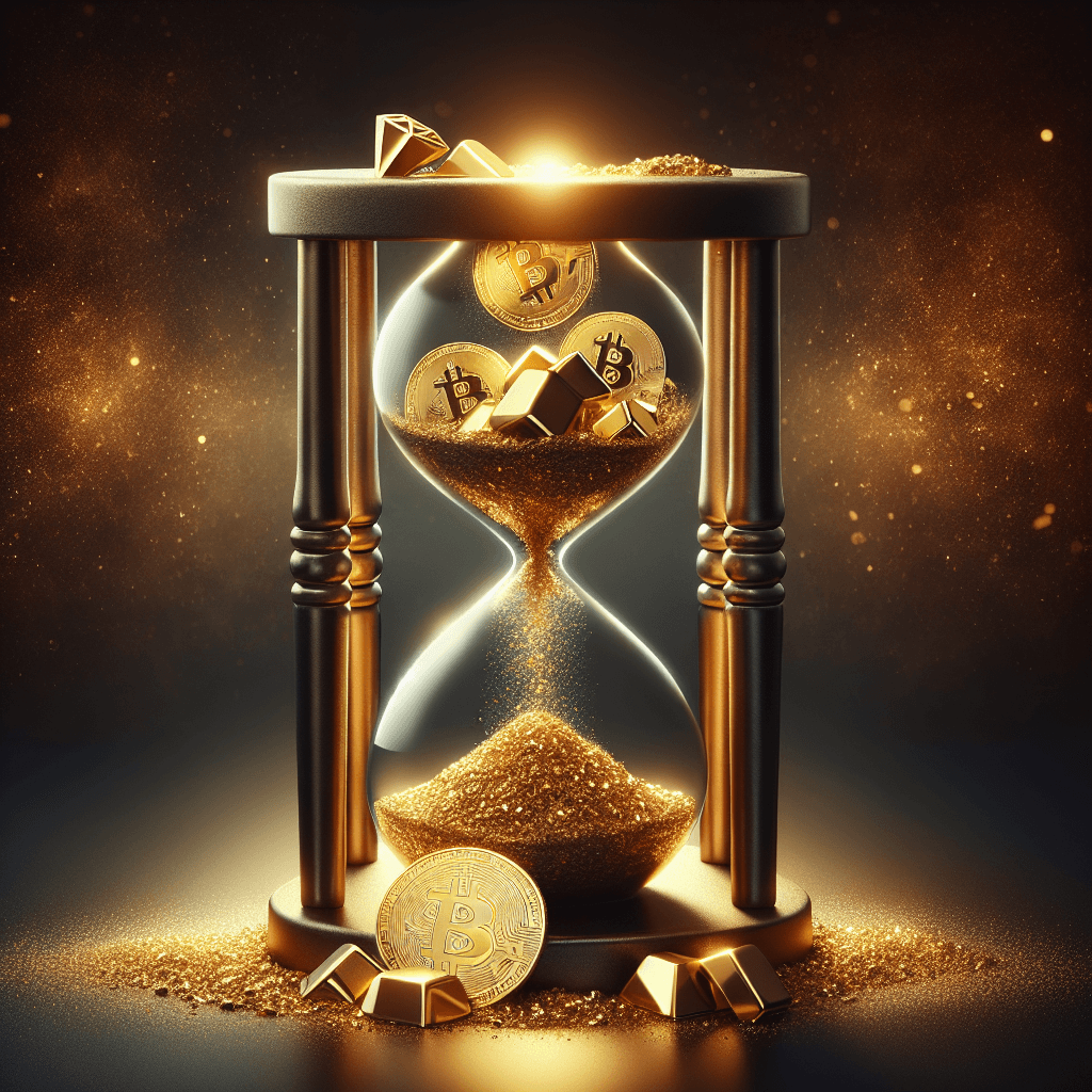 黃金飆升而比特幣下跌，顯示向金屬的轉移