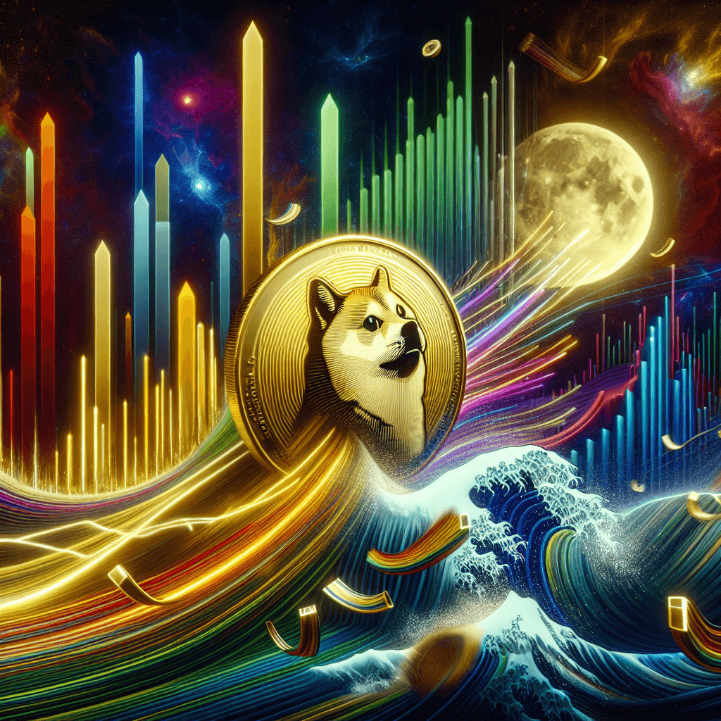 DOGE 因 SHIB 波動跳漲9%，顯示迷因幣勢頭