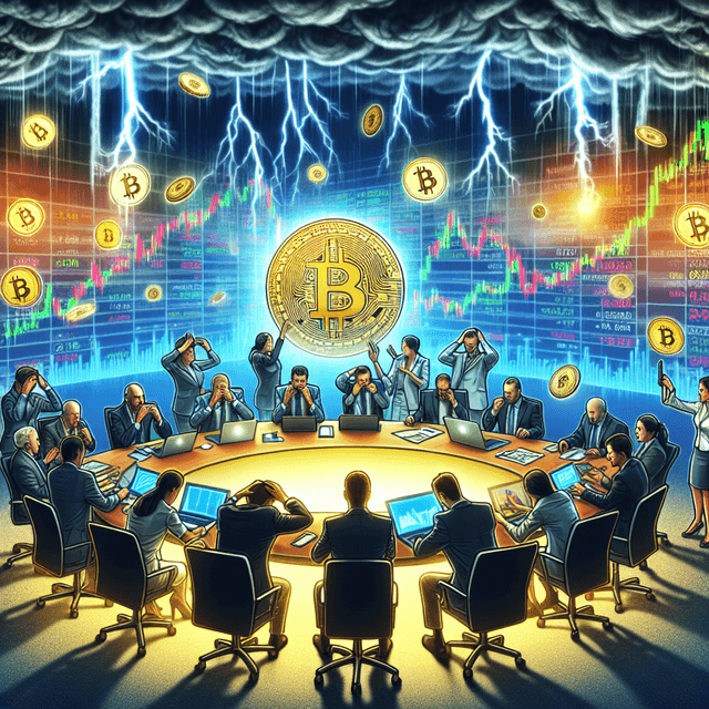 比特幣庫存公司面臨市場挑戰時大幅價值下降的困境