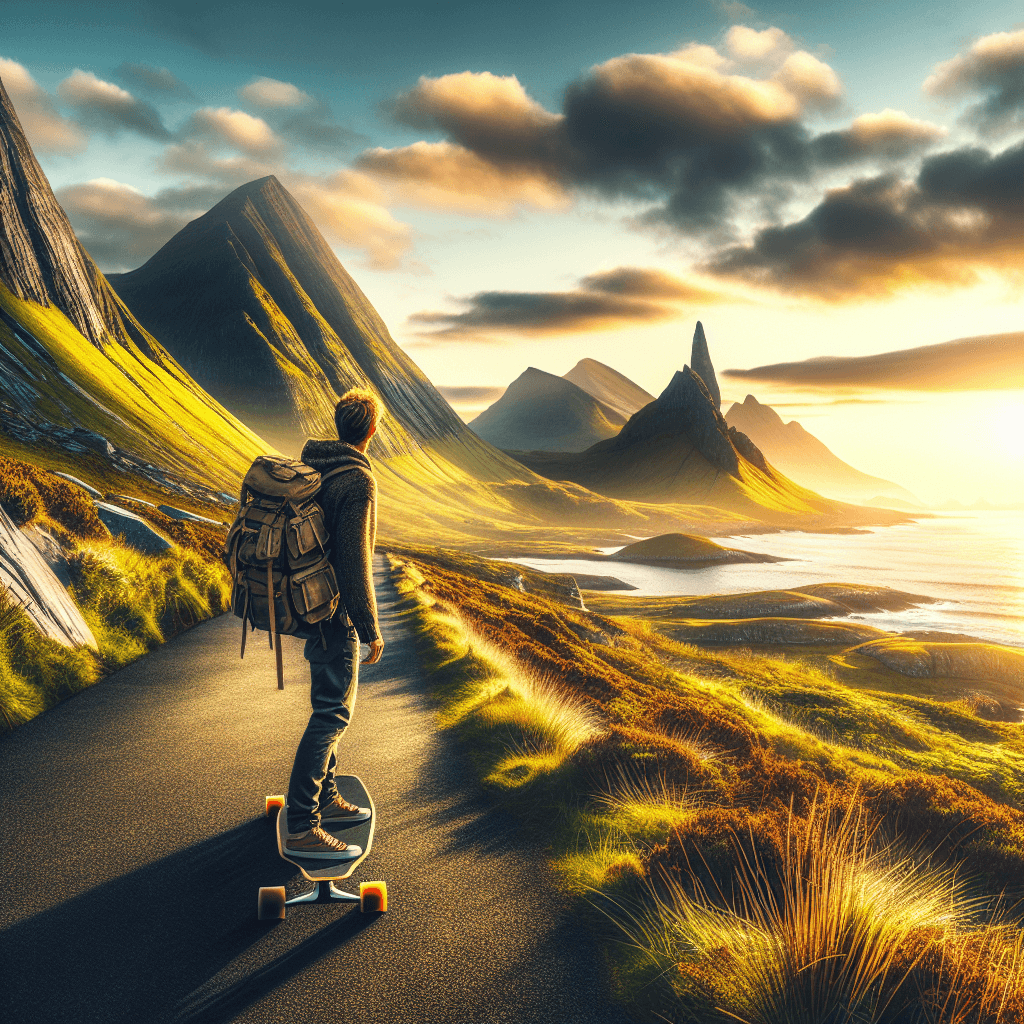 向朋友致敬：滑板之旅探索狂野大西洋之路