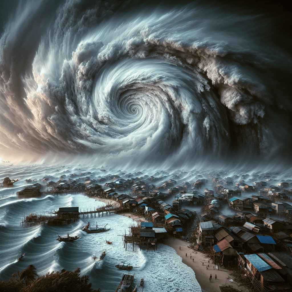 颱風海鷗在菲律賓致命後襲擊越南