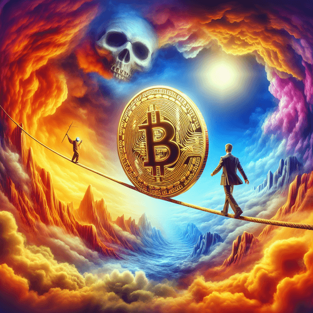 加密市場動盪：BTC在波動性加劇中掙扎於支撐位