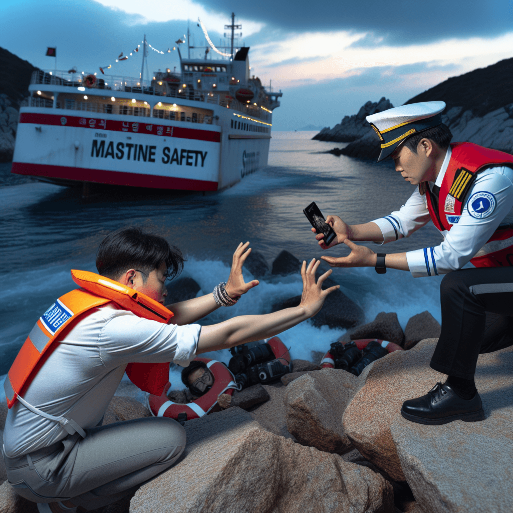 南韓船長因手機使用而導致渡輪事故被捕