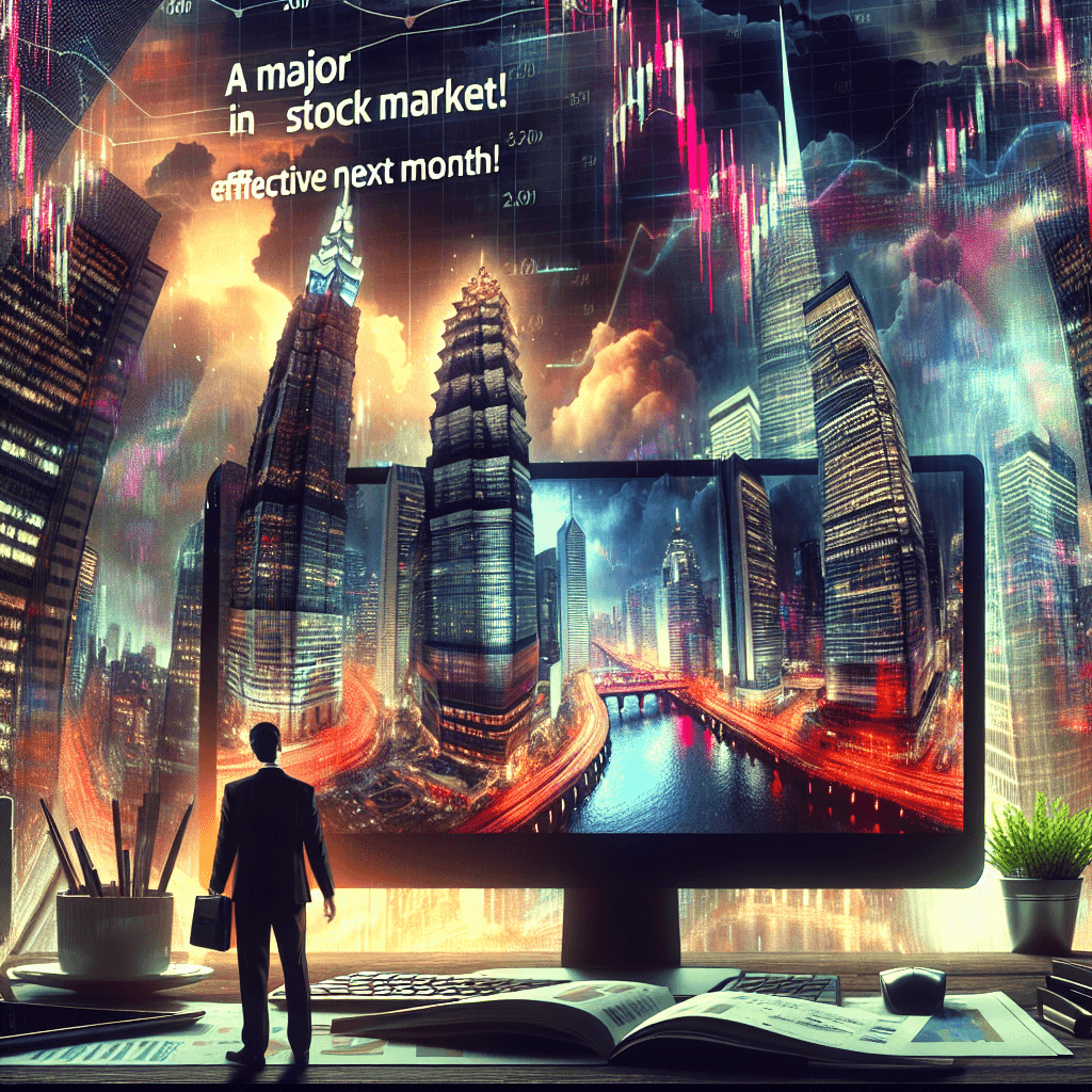 中國股指下月生效的重大調整