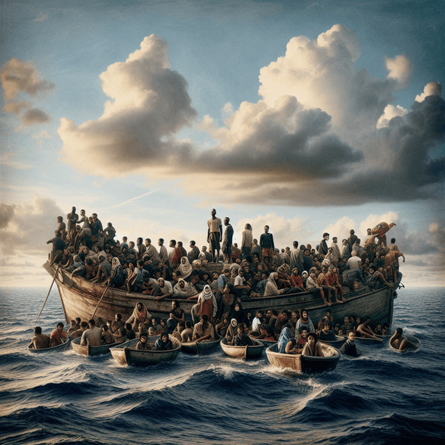 移民海峽跨越在四週中斷後恢復