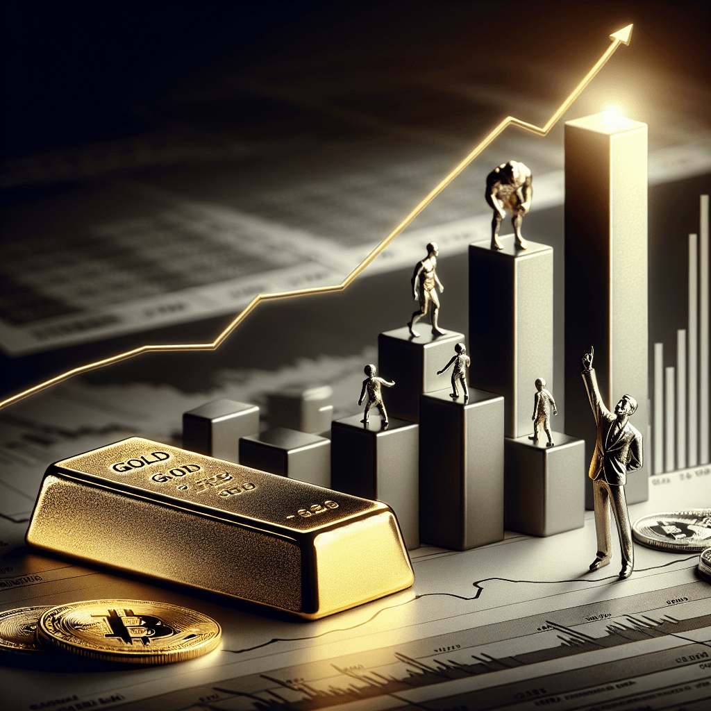 加密貨幣下滑，金價飆升，而美國股市上漲