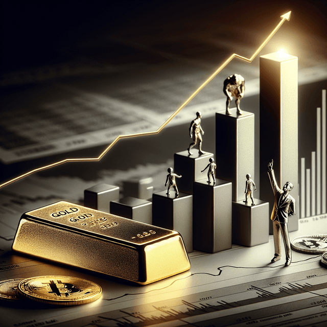 加密貨幣下滑，金價飆升，而美國股市上漲