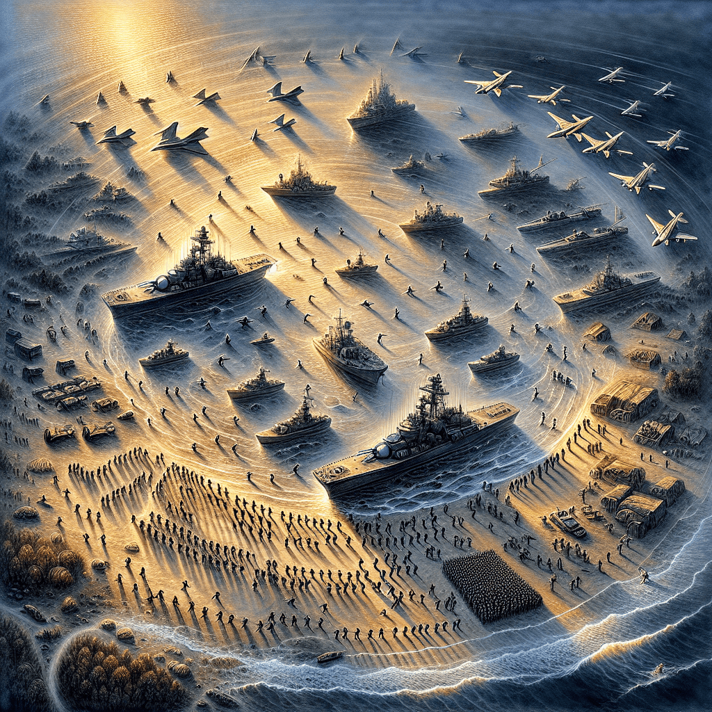 中國在台灣周邊進行軍事演習，緊張局勢升溫