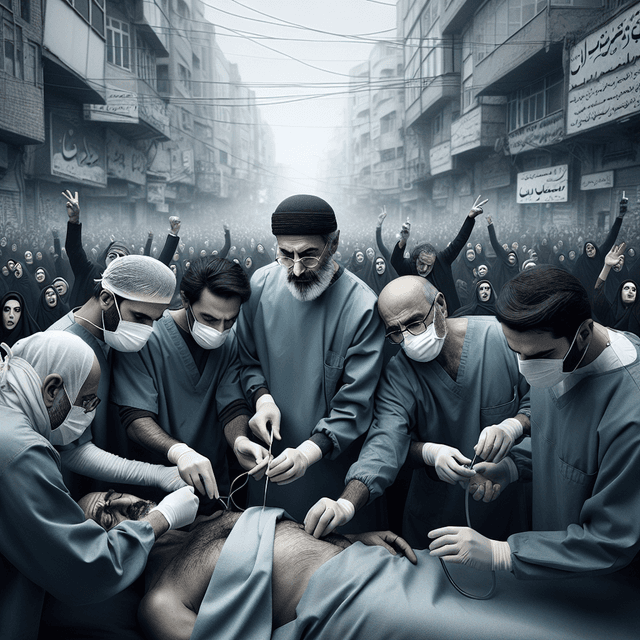 伊朗醫院在持續抗議中面臨巨大壓力