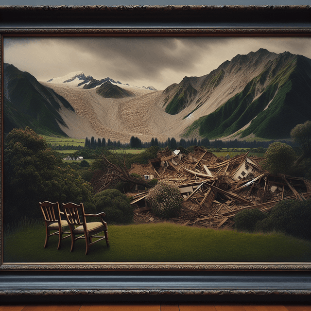 紐西蘭的山崩導致死亡與失踪人員