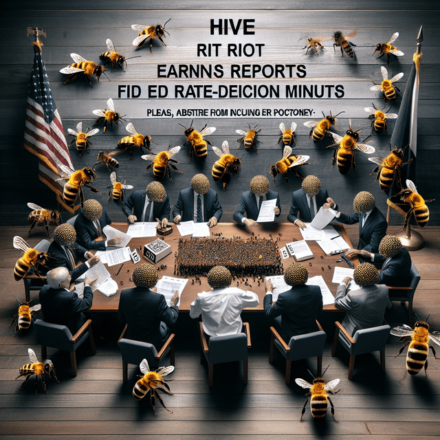 加密週預覽：Hive和Riot財報，聯準會決策及更多