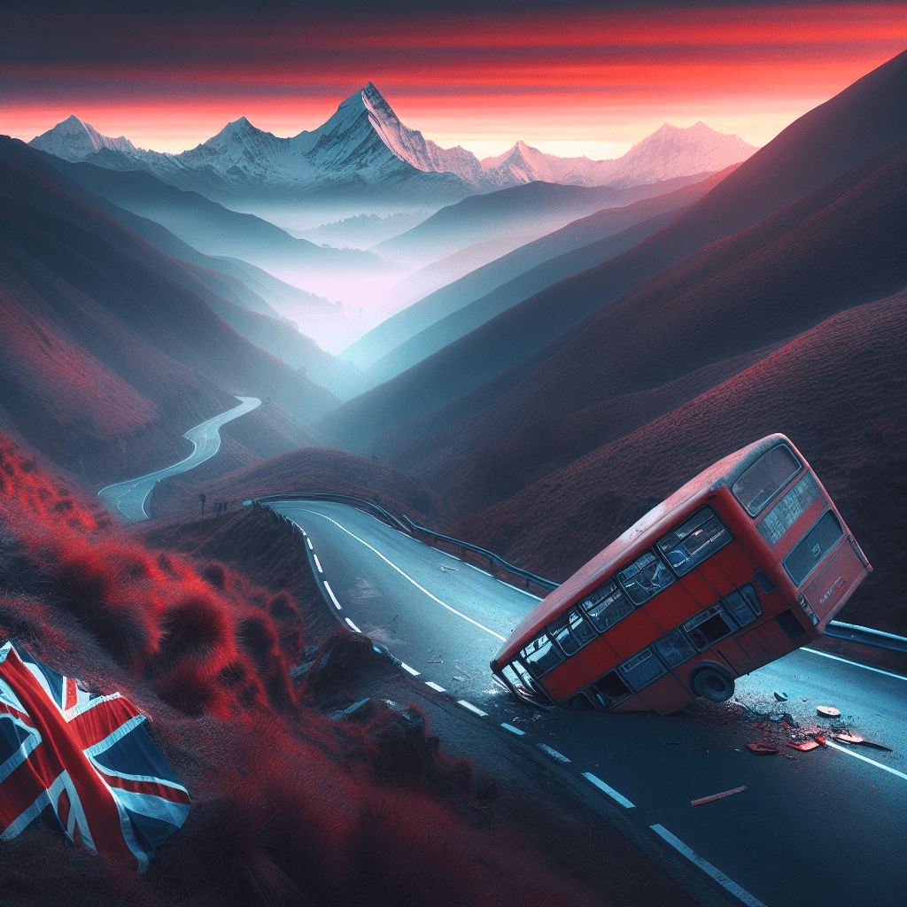 尼泊爾公交車悲劇事故導致包含英國在內的19名遇難者