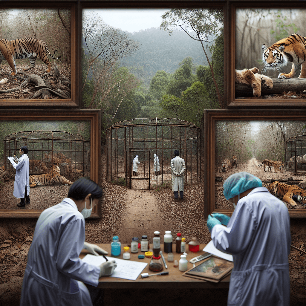 泰國旅遊公園72隻老虎死亡後展開調查