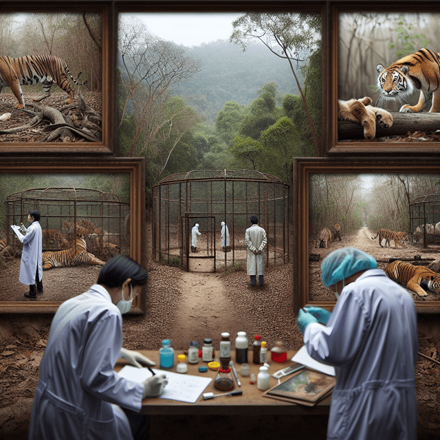 泰國旅遊公園72隻老虎死亡後展開調查