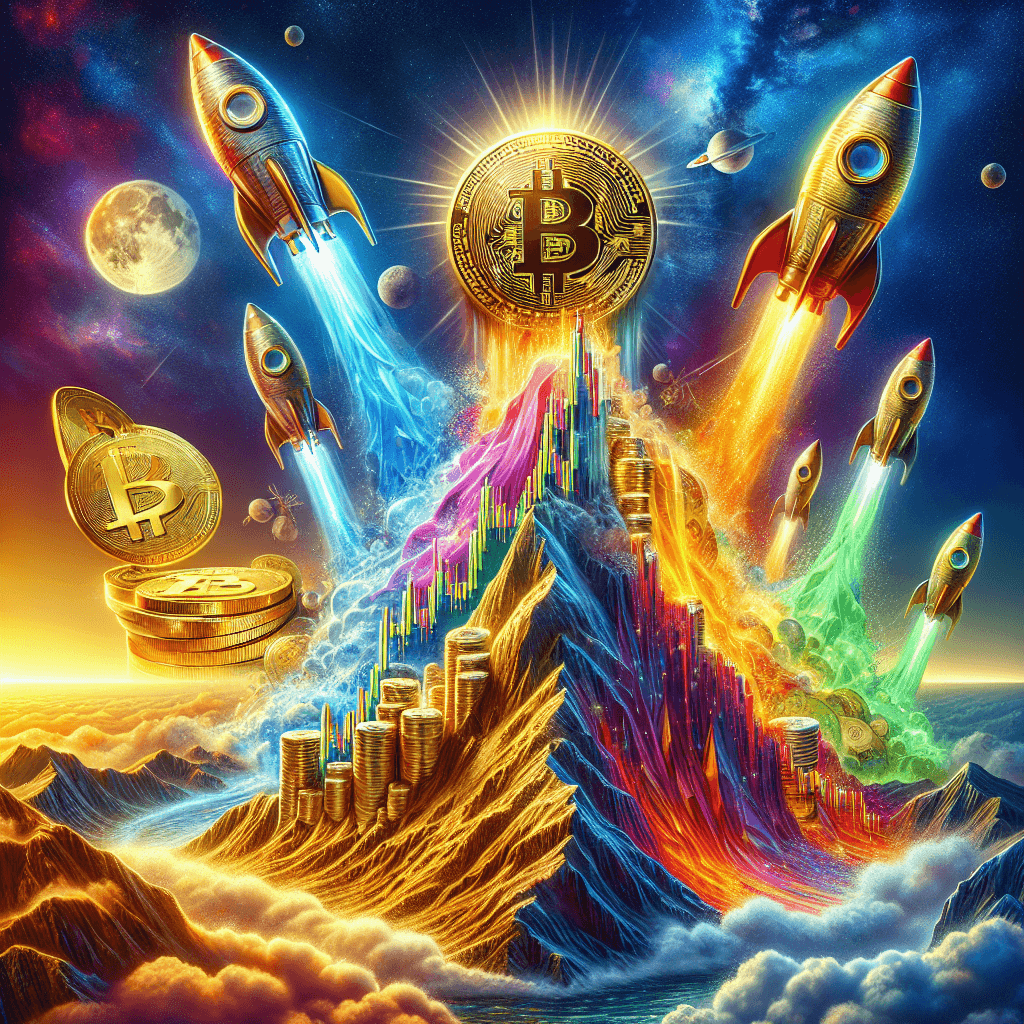 比特幣短暫達到 $70,000，但山寨幣以強勁的增長占據主導地位