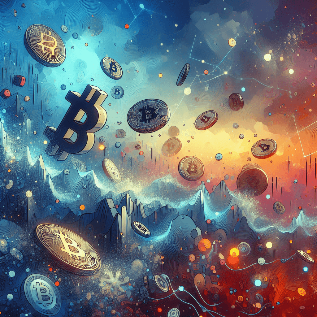 比特幣在市場謹慎中下跌，然而加密貨幣仍維持每週增長