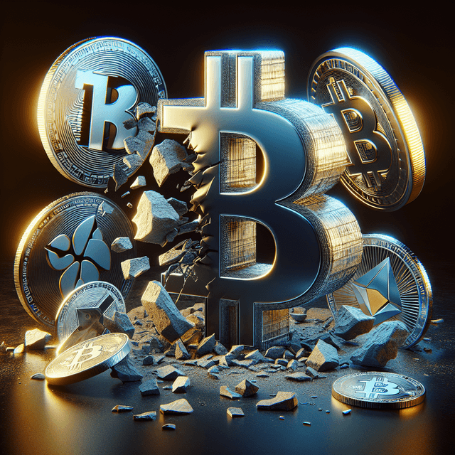 加密貨幣市場下跌：比特幣和山寨幣遭受重大損失