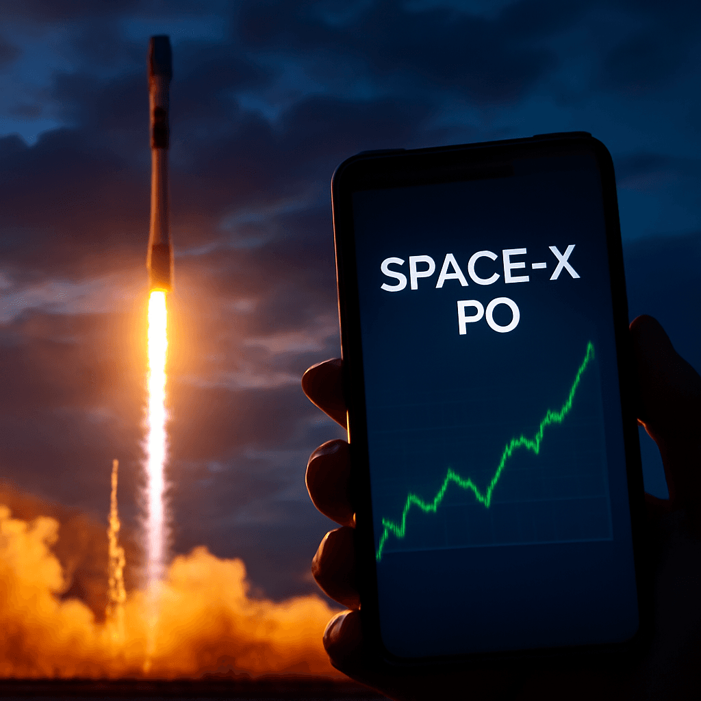 散戶投資者可透過主要券商直接參與 SpaceX 新股上市