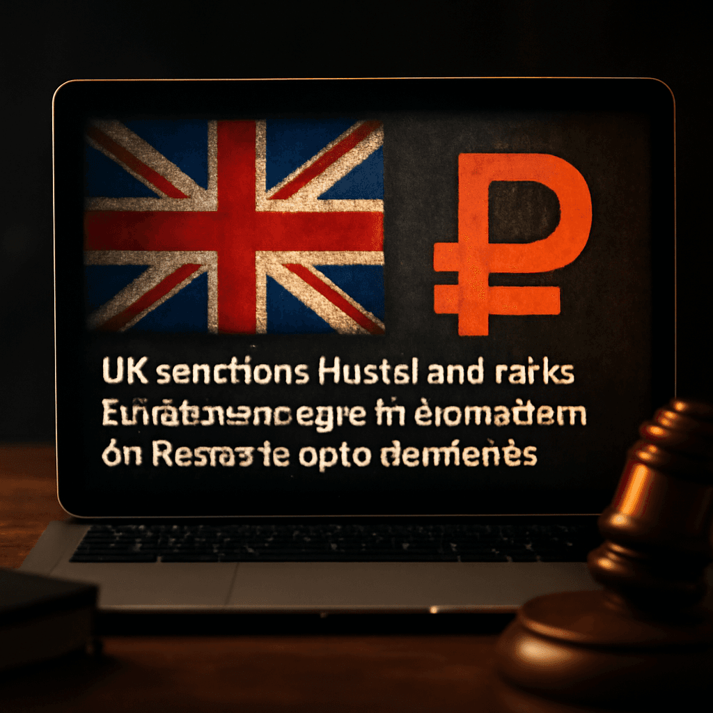 英國鎖定加密貨幣公司與穩定幣發行商，指控其助俄羅斯規避制裁