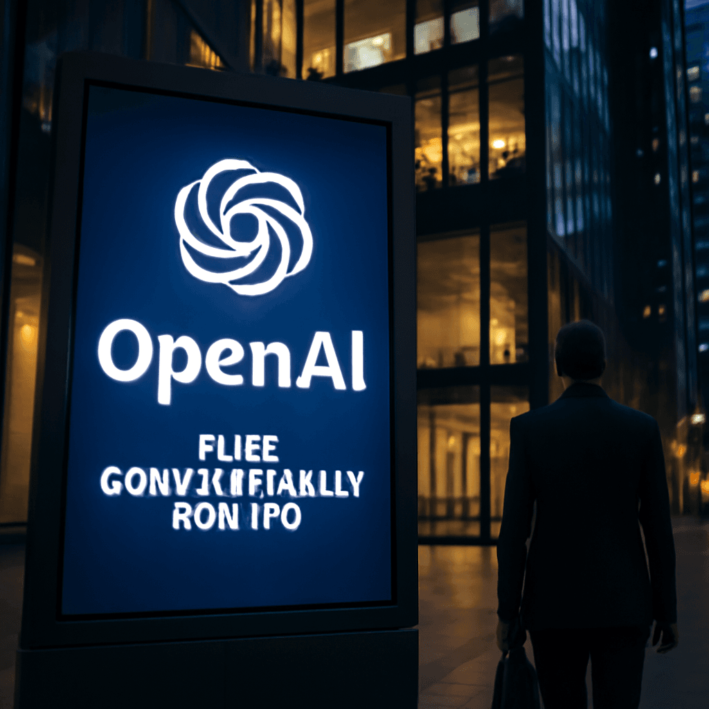 OpenAI 在 Anthropic 上市後秘密提交 IPO 文件，預示 2026 年一場高風險市場競賽