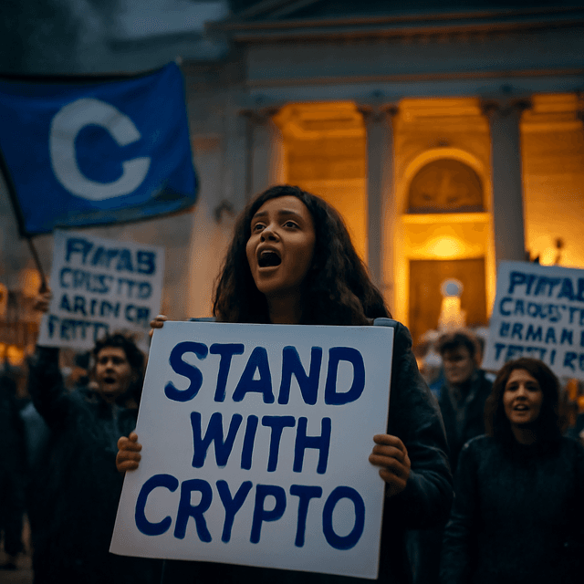 由 Coinbase 支持的 Stand With Crypto 呼籲會員就英國銀行阻擋加密貨幣交易提出異議