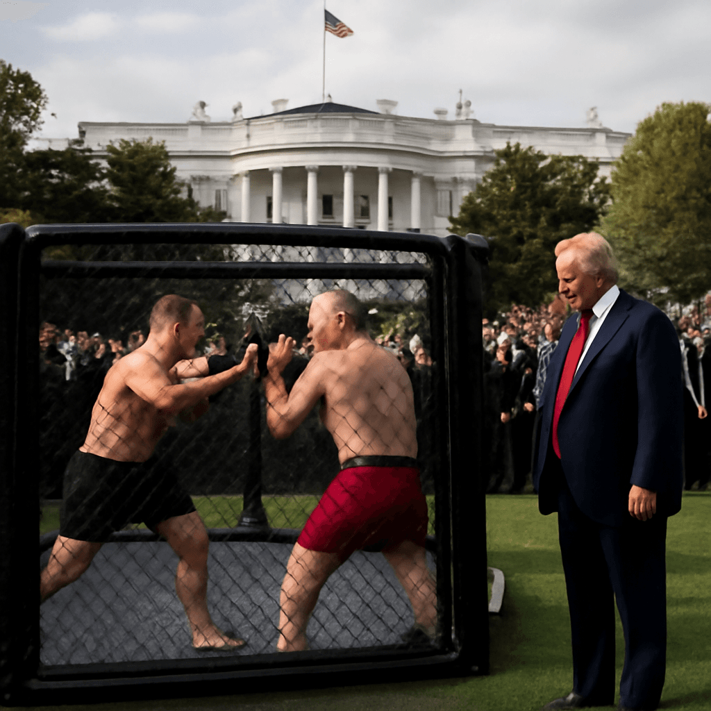 UFC 在白宮草坪舉行籠中格鬥賽，川普慶祝里程碑生日與國家兩百五十周年慶典