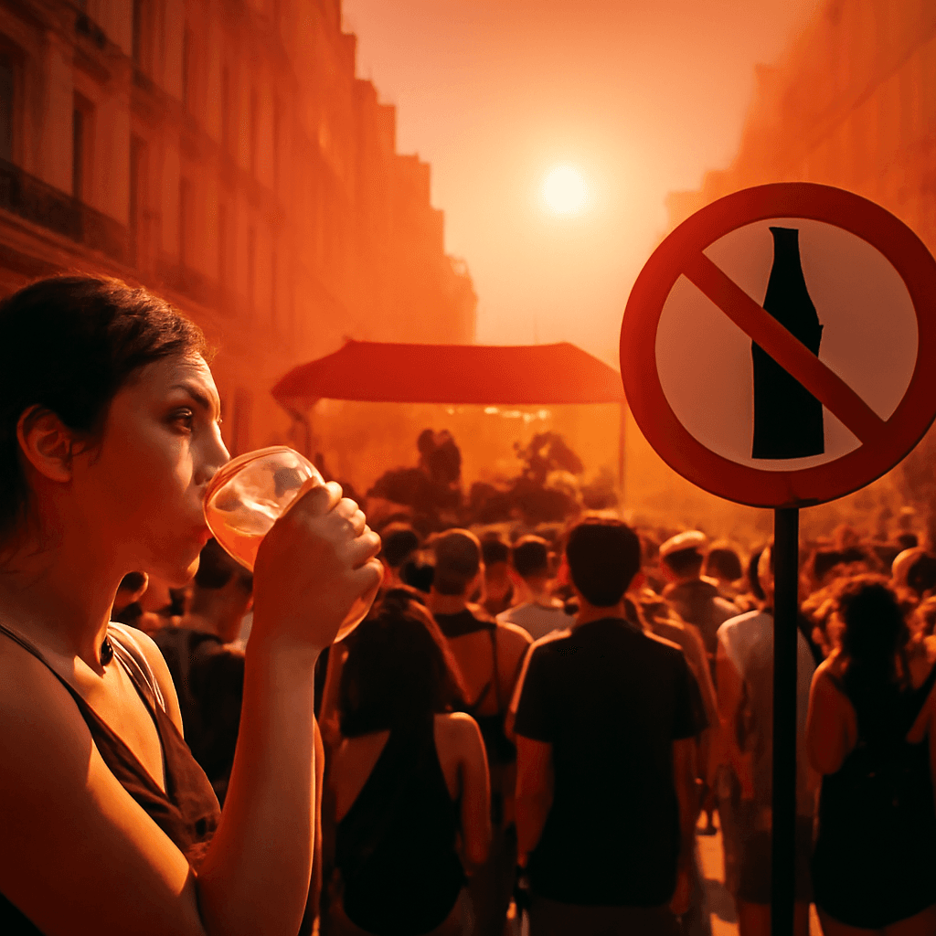 法國面臨廣泛紅色高溫警報及全國音樂節期間酒精禁令，正值破紀錄高溫