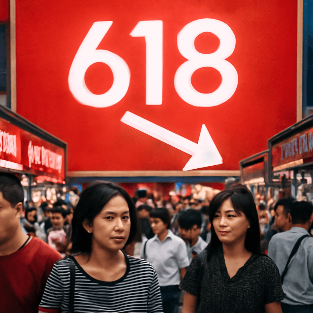 中國 618 網路購物節成長顯著放緩，消費支出減弱