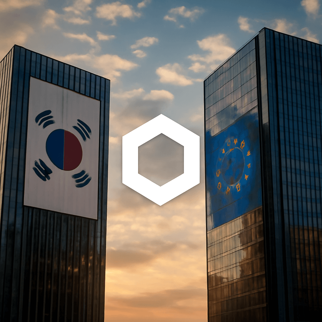 Chainlink 與 47 家歐洲及南韓銀行合作，加速跨境穩定幣結算