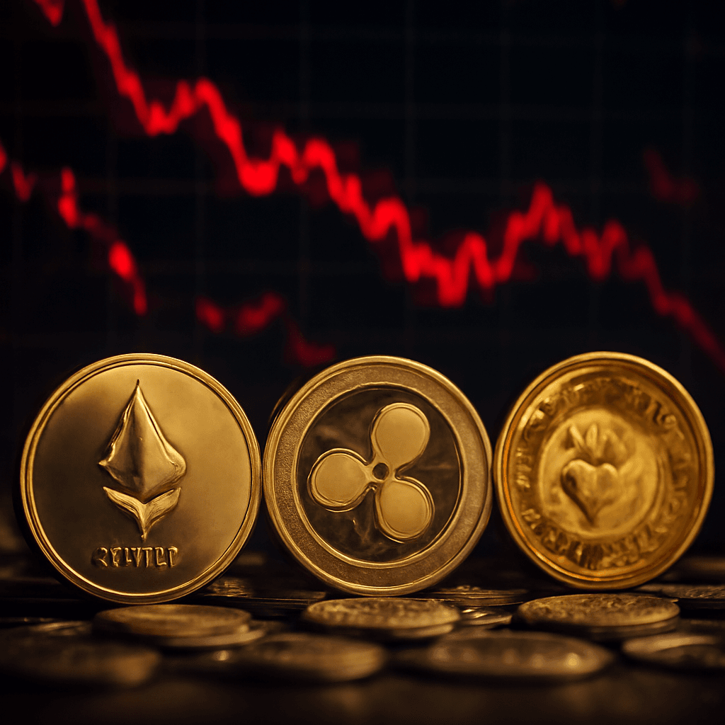 以太幣、XRP 與狗狗幣領跌：科技股下滑帶動加密貨幣走弱