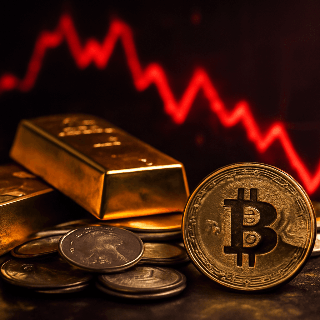為何黃金與白銀的拋售會對比特幣造成壓力