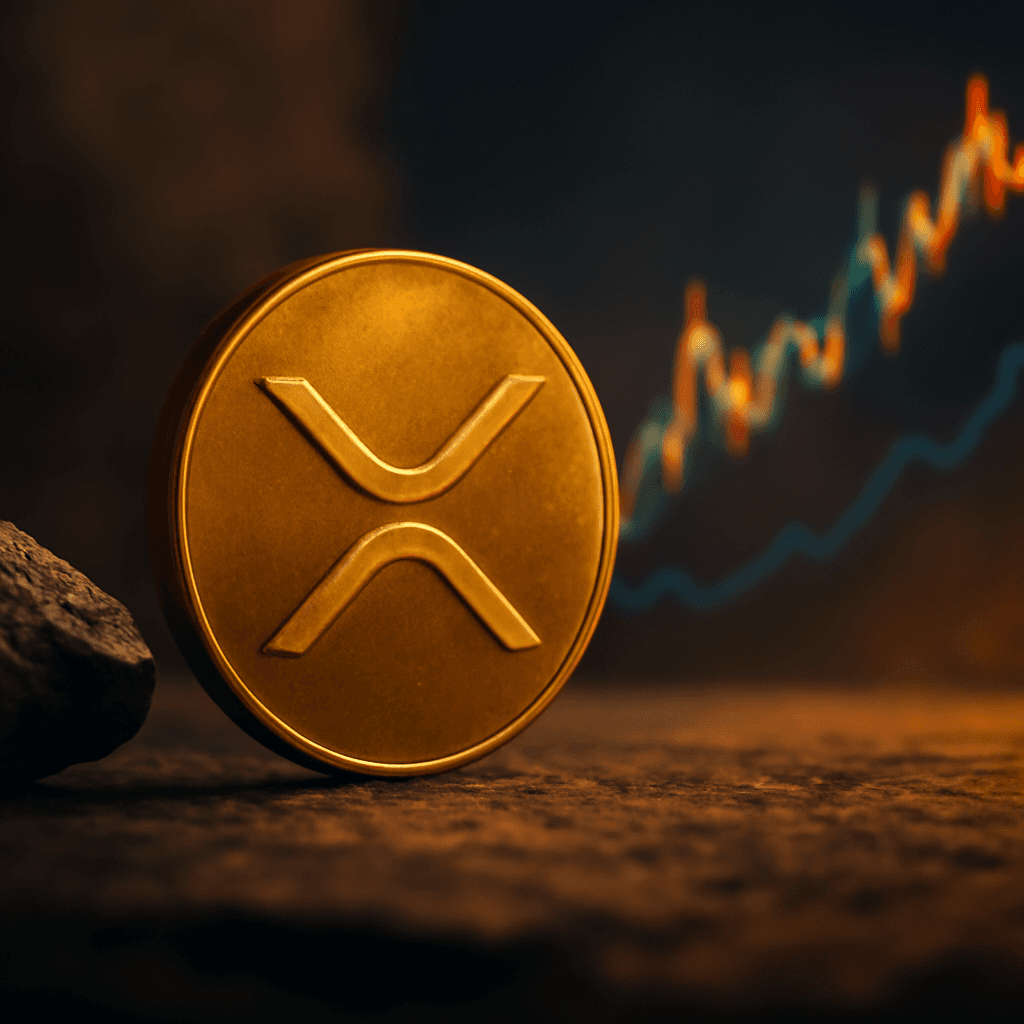 XRP 在網路活動上升與槓桿清理下守住 1 美元支撐