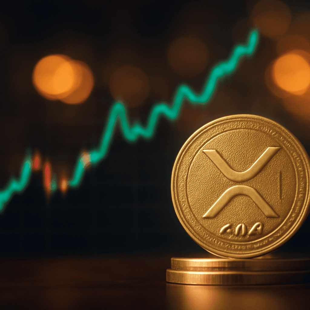 槓桿拋售洗牌後 XRP 在 $1 附近盤整，網路活動趨強