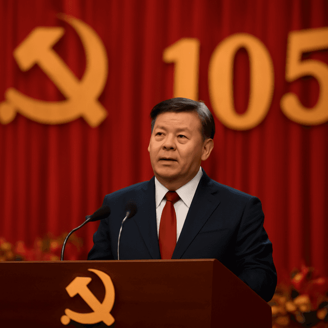 習近平在中共建黨105週年紀念講話中強調中共擴展的全球角色