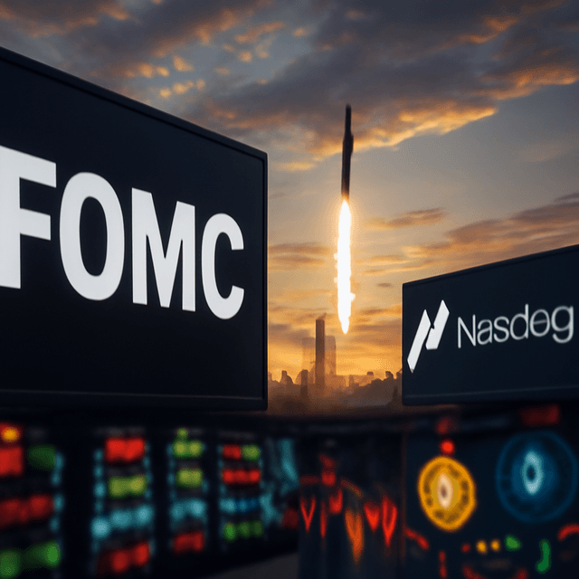 FOMC 會議紀要、SpaceX 加入那斯達克 100 與本週加密貨幣重點：值得關注的市場推手
