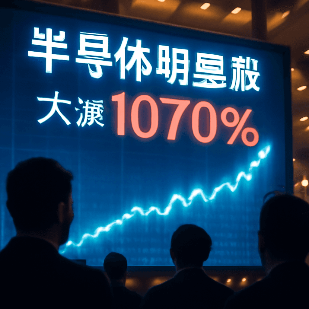 半導體明星股暴漲 1,070% — 一手可獲約 ¥120,900