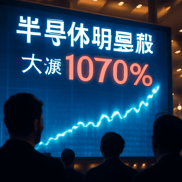 半導體明星股暴漲 1,070% — 一手可獲約 ¥120,900