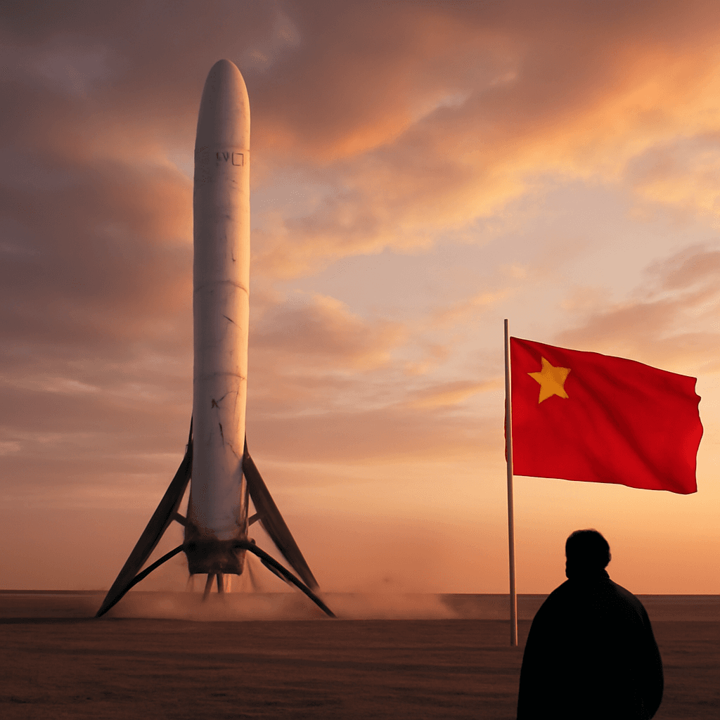 中國首次回收可重複使用的火箭助推器取得成功
