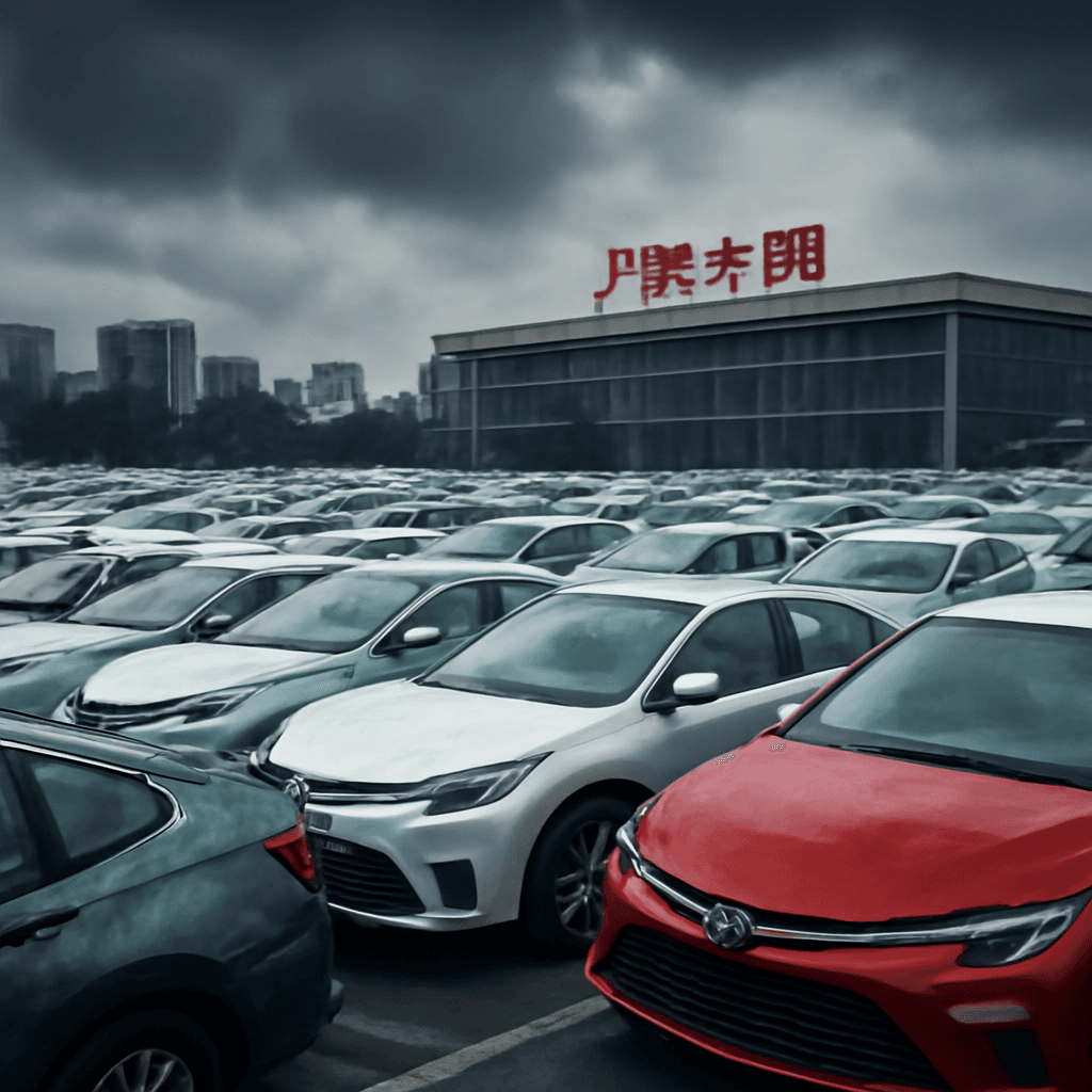 中國乘用車市場接近谷底，乘用車銷售大幅下滑