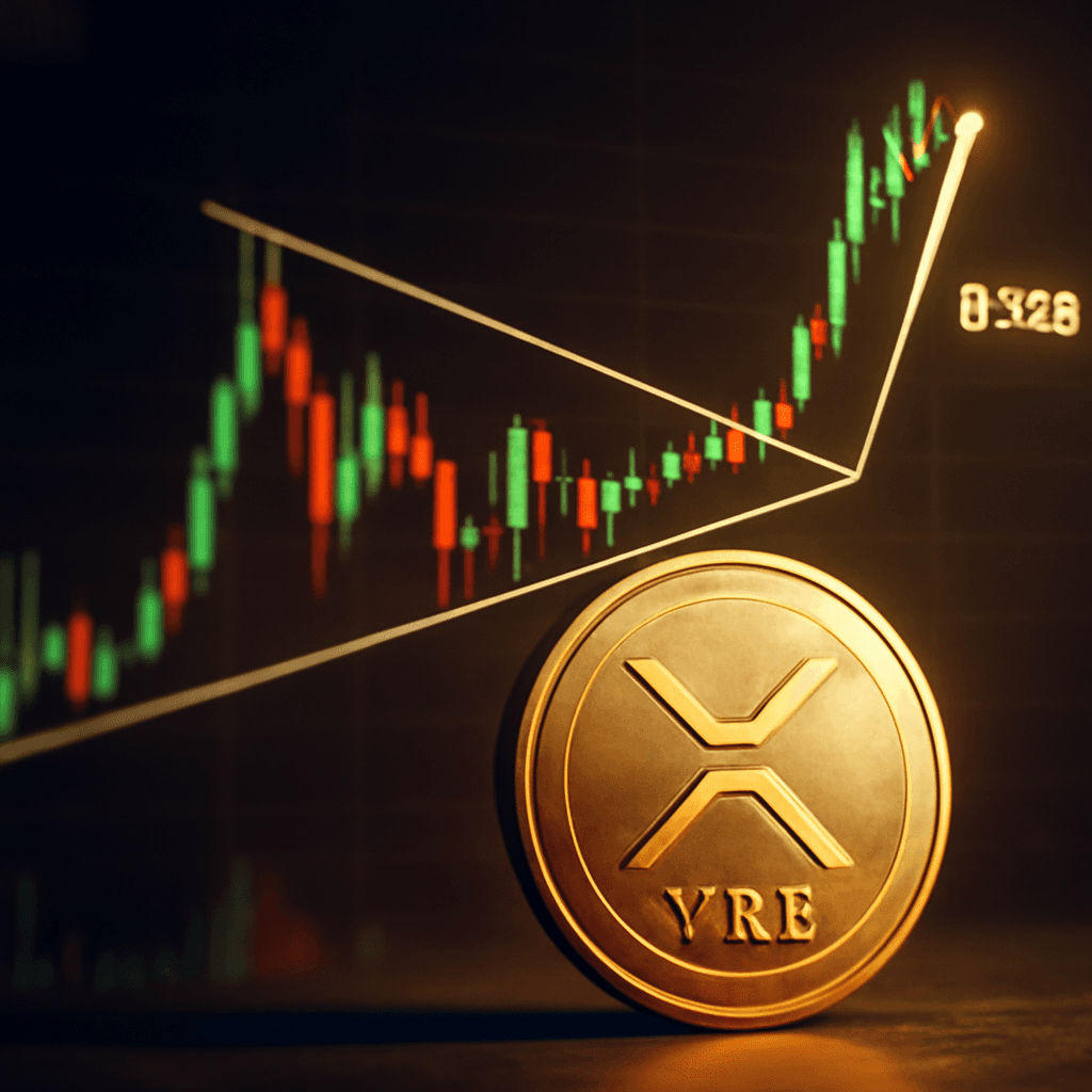 XRP 在上漲 4% 後尋求突破；三角形突破目標 $1.35