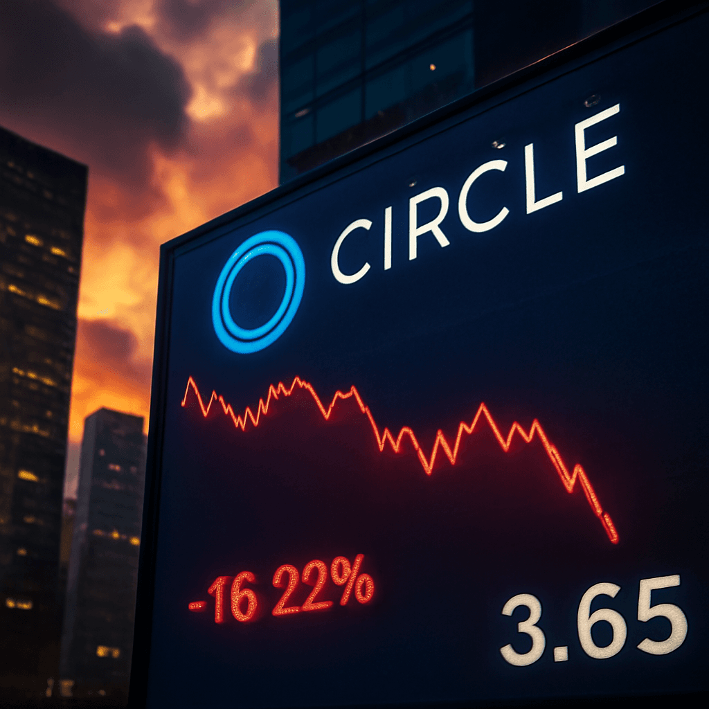 摩根士丹利下調評等與目標價後，Circle 股價下跌
