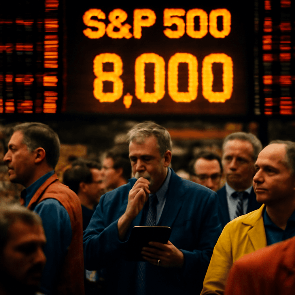 Kalshi 交易者現在認為 S&P 500 在 2026 年及以後達到 8,000 的可能性很高