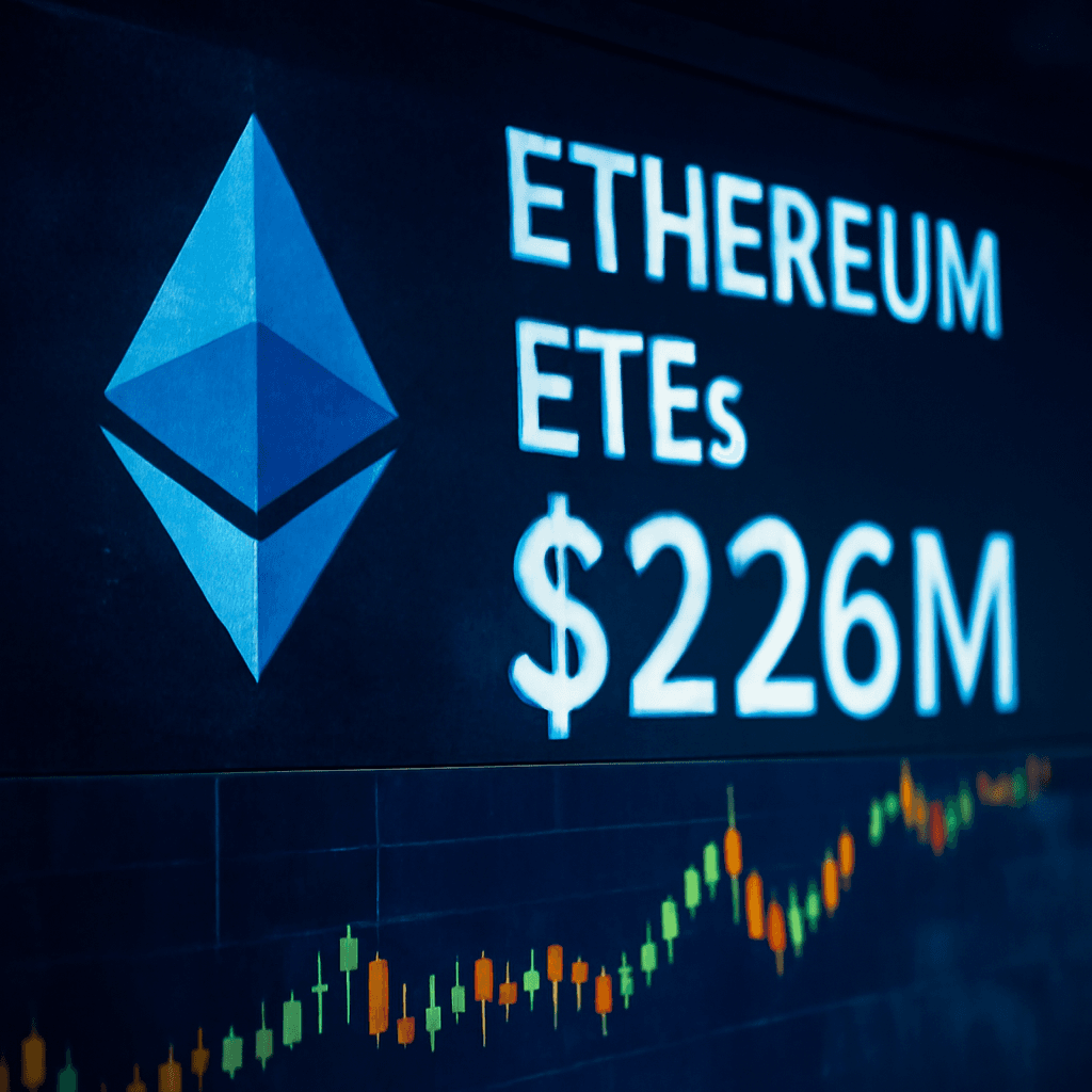 以太坊現貨 ETF 單日吸金 2.26 億美元，與比特幣流入差距縮小