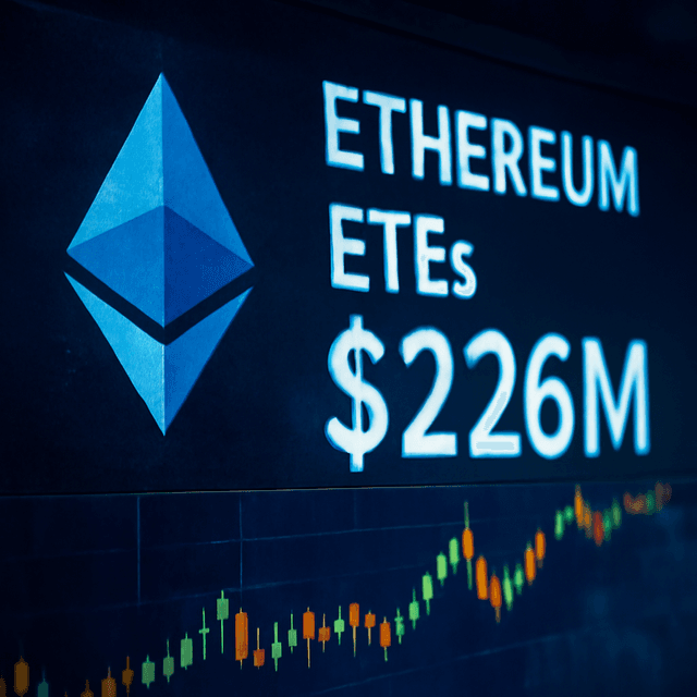 以太坊現貨 ETF 單日吸金 2.26 億美元，與比特幣流入差距縮小