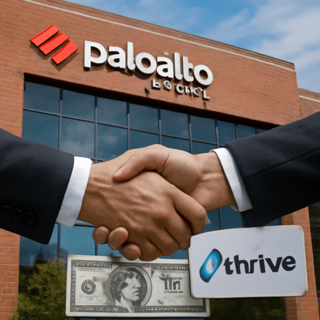 Palo Alto Networks 以 5 億美元現金與股票收購 Thrive 支持的 Console
