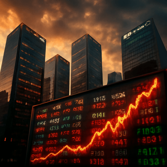 大型資金加倉：四大銀行在市場疲弱中走強