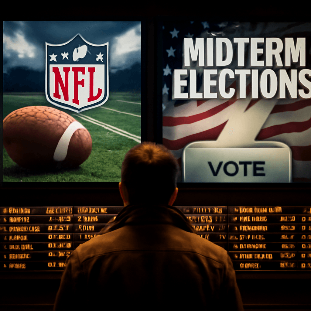 隨著 2026 年 NFL 賽季與期中選舉重疊，預測市場迎接高風險的秋季
