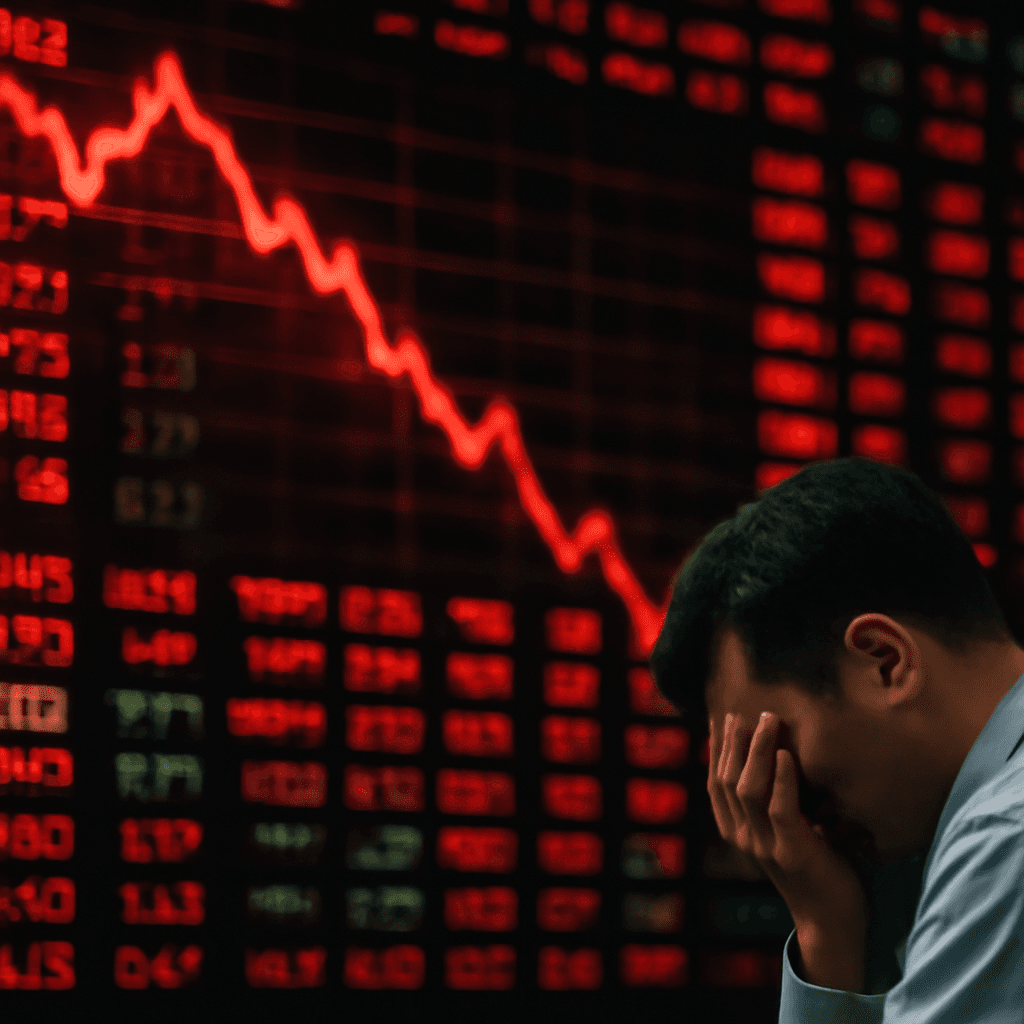 午後拋售：市場收復漲幅後急轉下跌