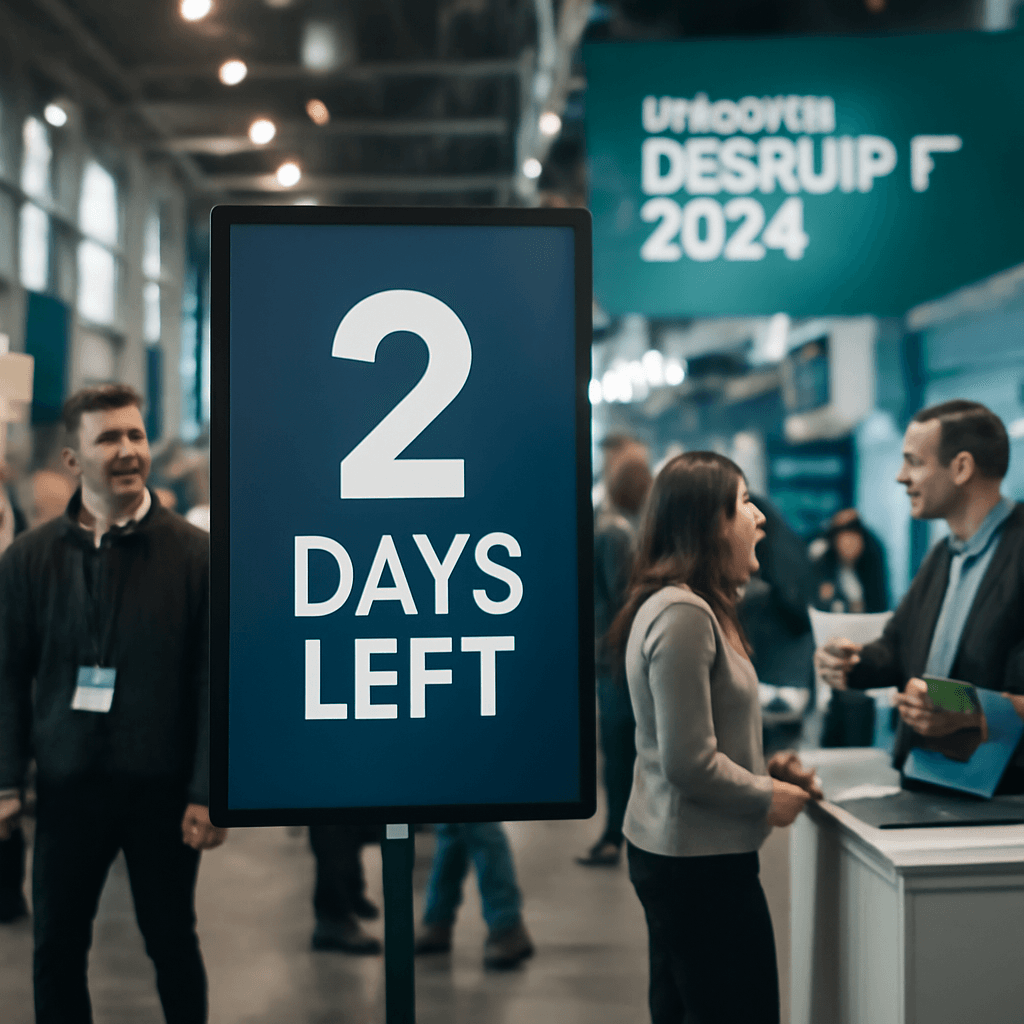 距離在 TechCrunch Disrupt 2026 設置展位只剩兩天 — 立即行動
