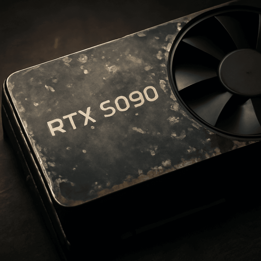 RTX 5090 與 5080 Founders Edition 序號褪色引發保固爭議與印刷墨水爭論